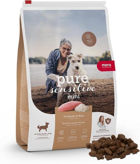 Mera Pure Sensitive Hindi Etli ve Pirinçli Küçük Irk Yetişkin Köpek Maması (4 kg)