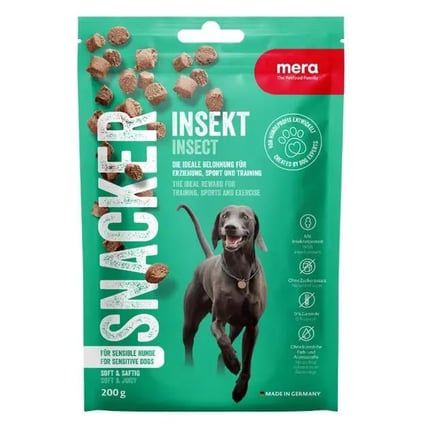 Mera Snackers Tahılsız Yarı Islak Larvalı Köpek Maması 200 g