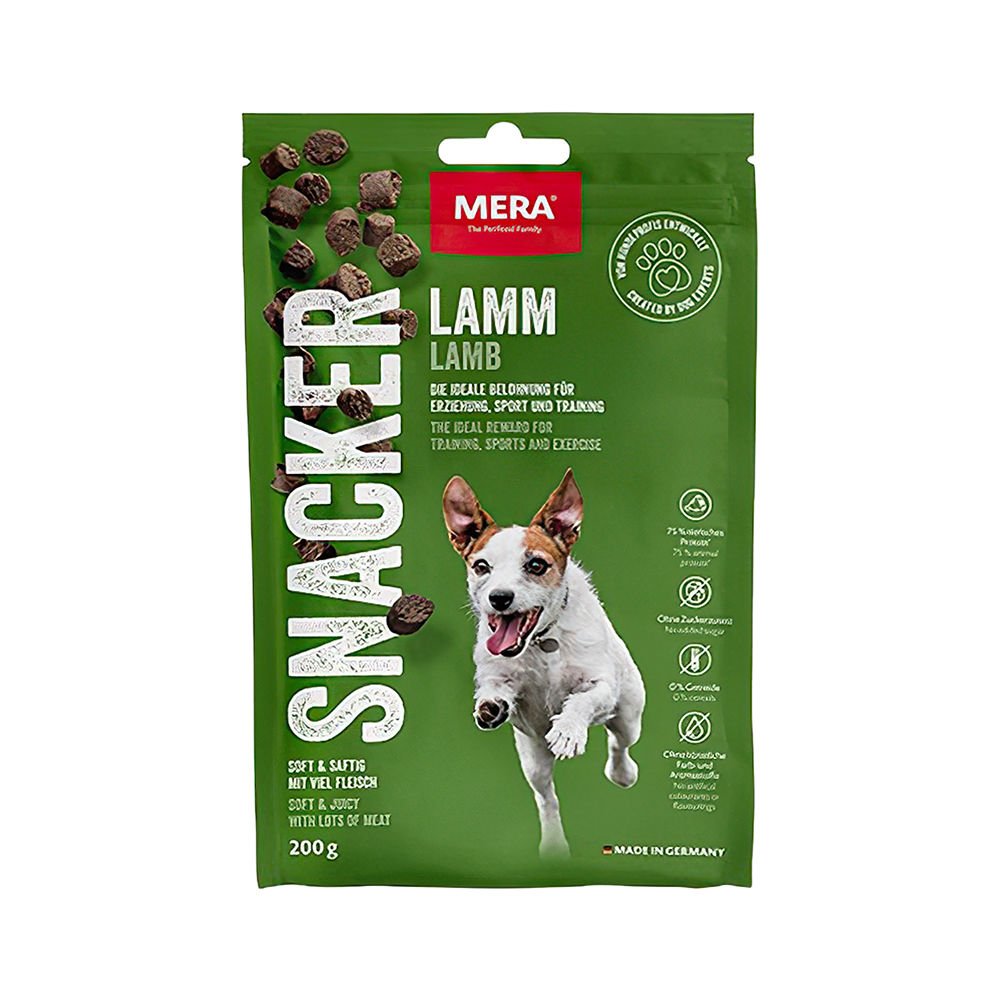 Mera Snacker Kuzu Etli Yumuşak Köpek Ödülü (200 g