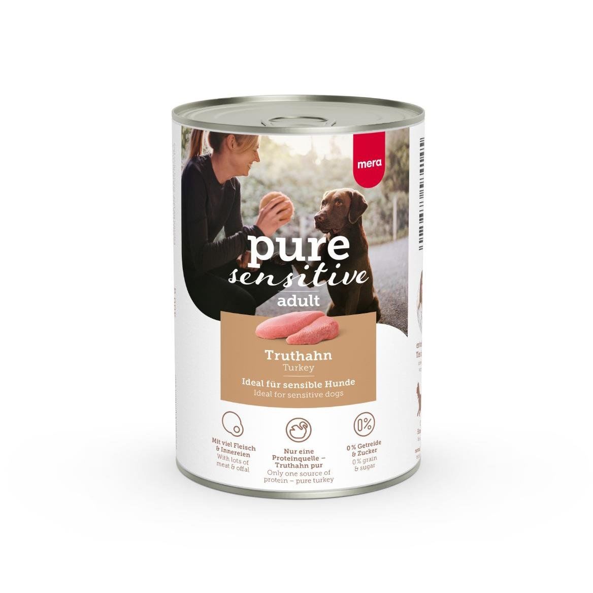 Mera Pure Sensitive Adult Hindili Yetişkin Köpek Konservesi