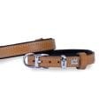 DOGGİE KONFOR DERİ BOYUN TASMASI KAMEL 1,5X20-25CM
