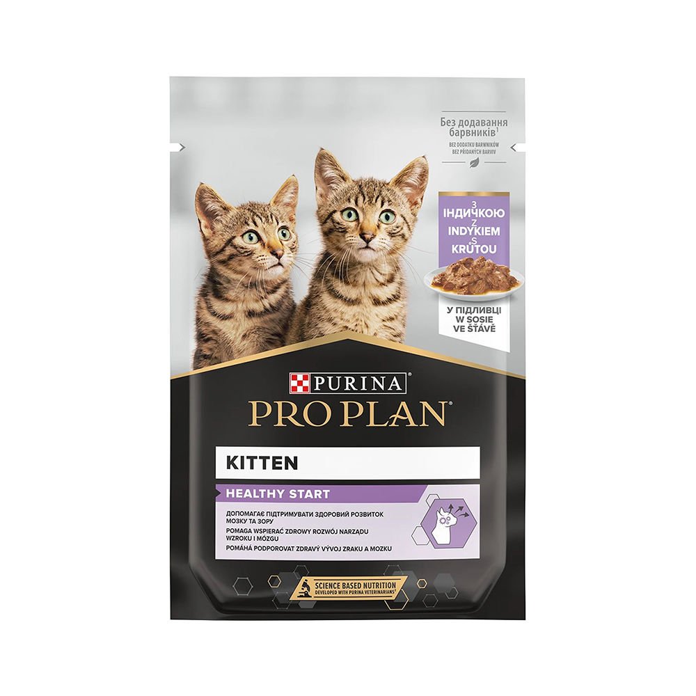 Pro Plan Sos İçinde Hindili Yaş Yavru Kedi Maması (85 g)