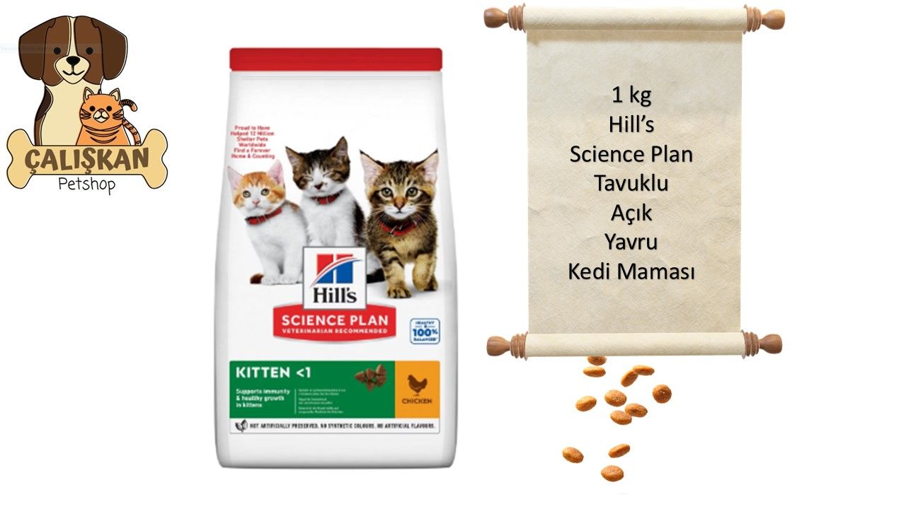 Hill's Science Plan Tavuk Etli Açık Yavru Kedi Maması 1 Kg