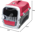 Catit Cabrio Carrier Cherry Red Kedi Köpek Taşıma Çantası ( 51x33x35 )