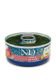 N&D Natural Ton Balıklı ve Somonlu Yetişkin Kedi Konserve Maması (70 g)
