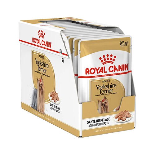 Royal Canin Yorkshire Terrier Yetişkin Köpek Pouch Yaş Mama (12 x 85 g)